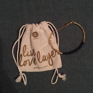Gorjana lapis lazuli/gold bracelet